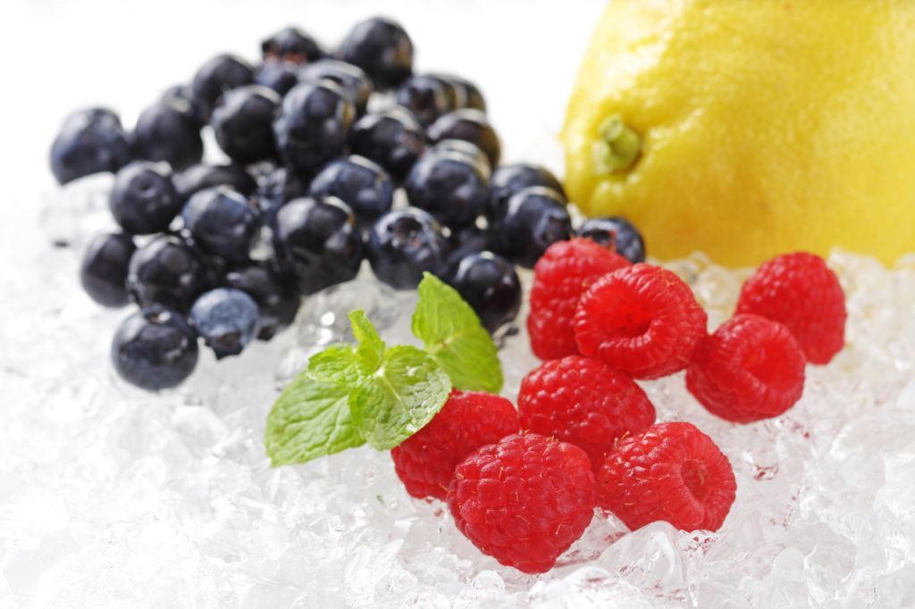 Bluberries, Raspberries and Lemon