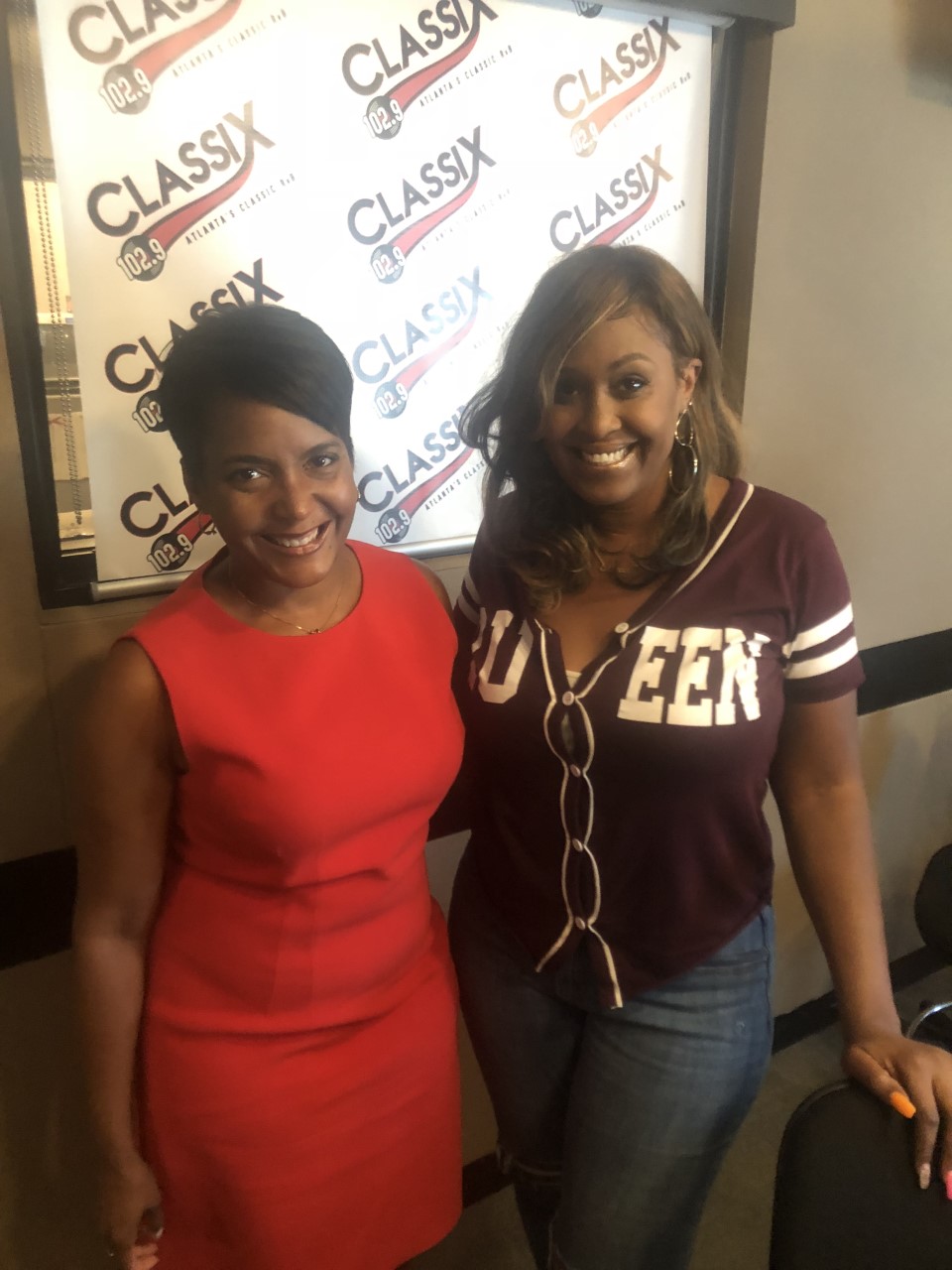 Mayor Keisha Lance Bottoms with NieceyShaw