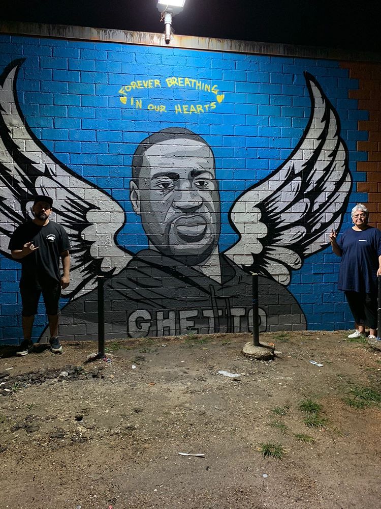 George Floyd Mural Houston