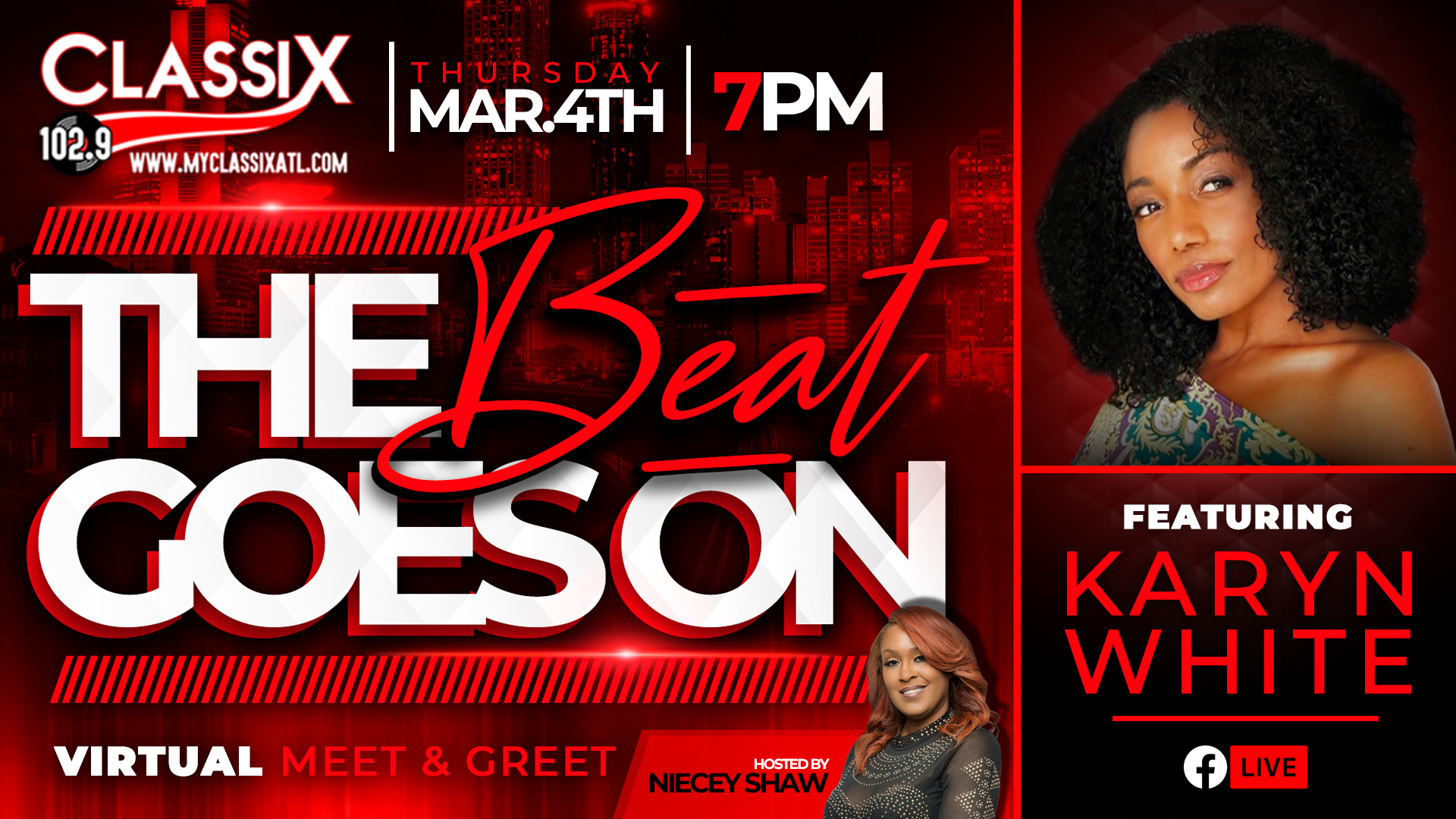 The Beat goes on Karyn White