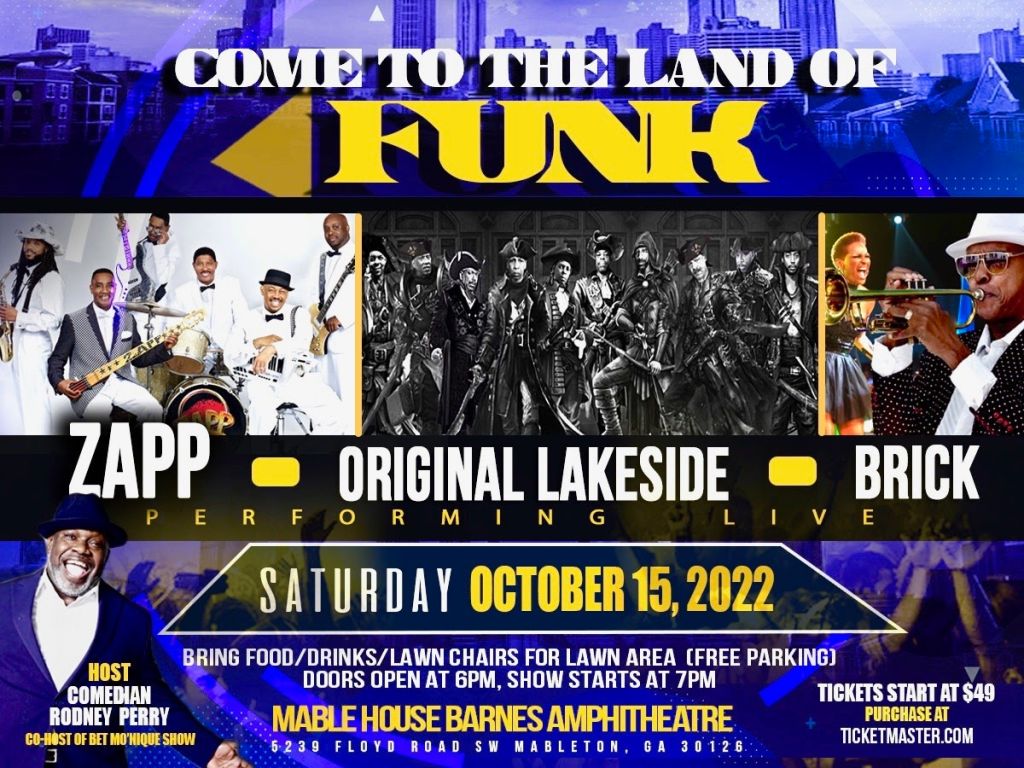 Mable House Barnes Amphitheater | Come To The Land Of Funk