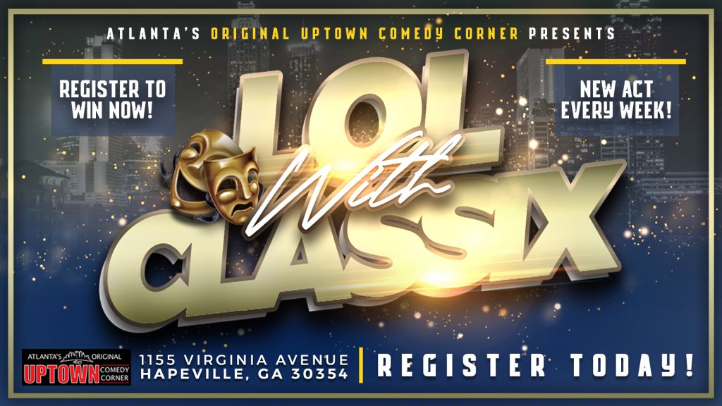 Get ready to get your laugh on with a NEW month of Classix 102.9’s LOL with CLASSIX and this weekend’s comedian is none other than DOMINIQUE! Register NOW to win a table for FOUR(4) to the Uptown Comedy Corner this weekend from Atlanta’s Classic R&B Statio