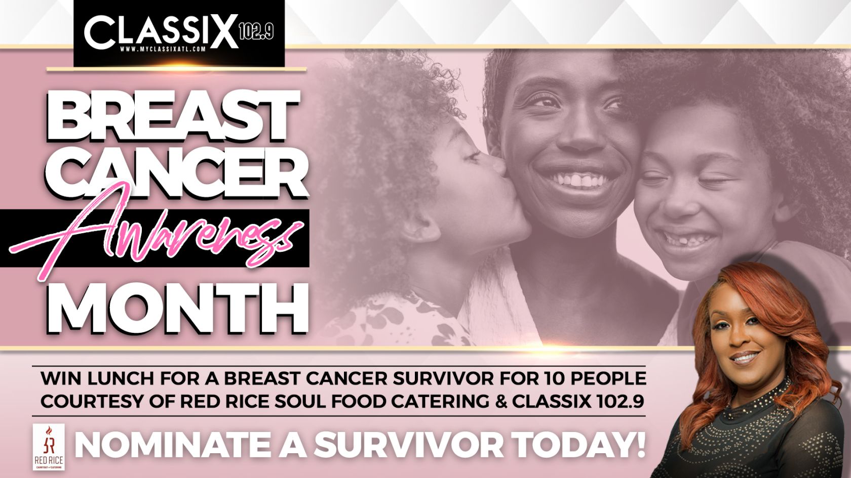 Nominate a Breast Cancer Survivor for Lunch from Red Rice Catering