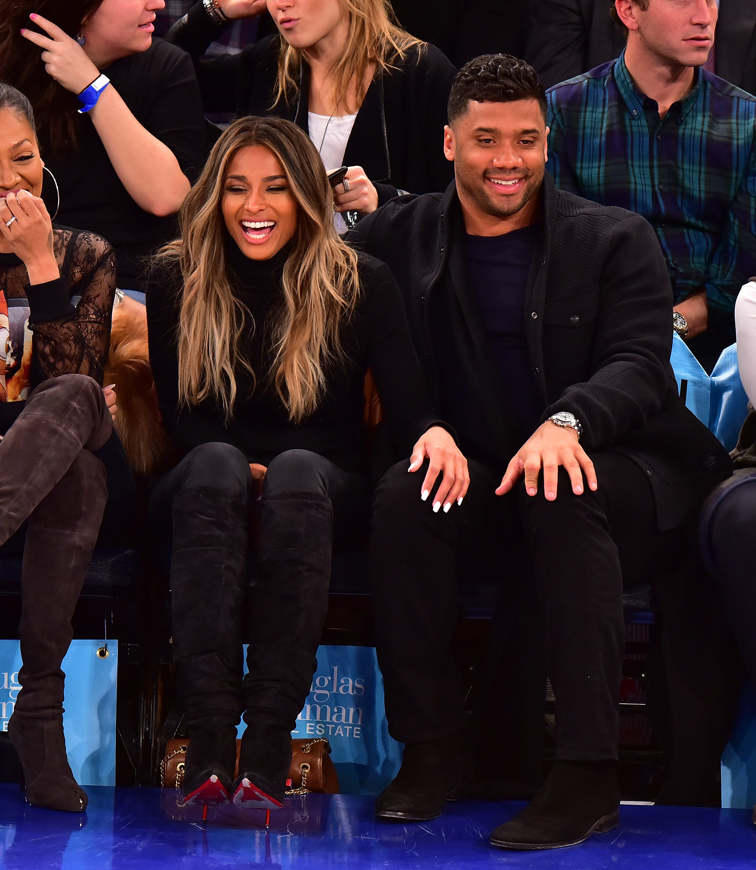 Celebrities Attend The Washington Wizards Vs New York Knicks Game - February 09, 2016