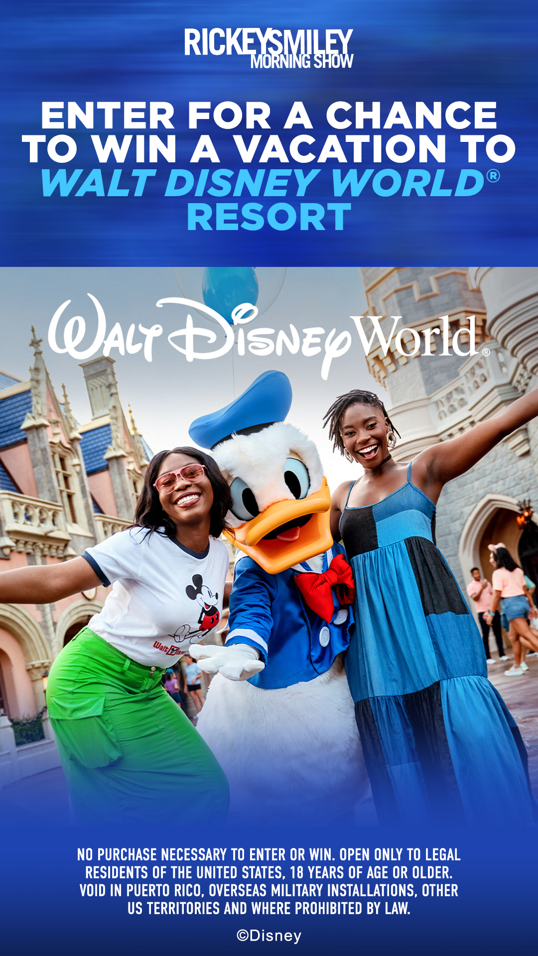Rickey Smiley Morning Show Disney Trip Giveaway 2026